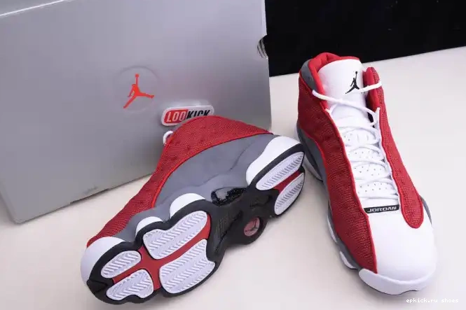 Cheap Air Flint Grey Red Gym Retro Jordan 414571-600 13 0531